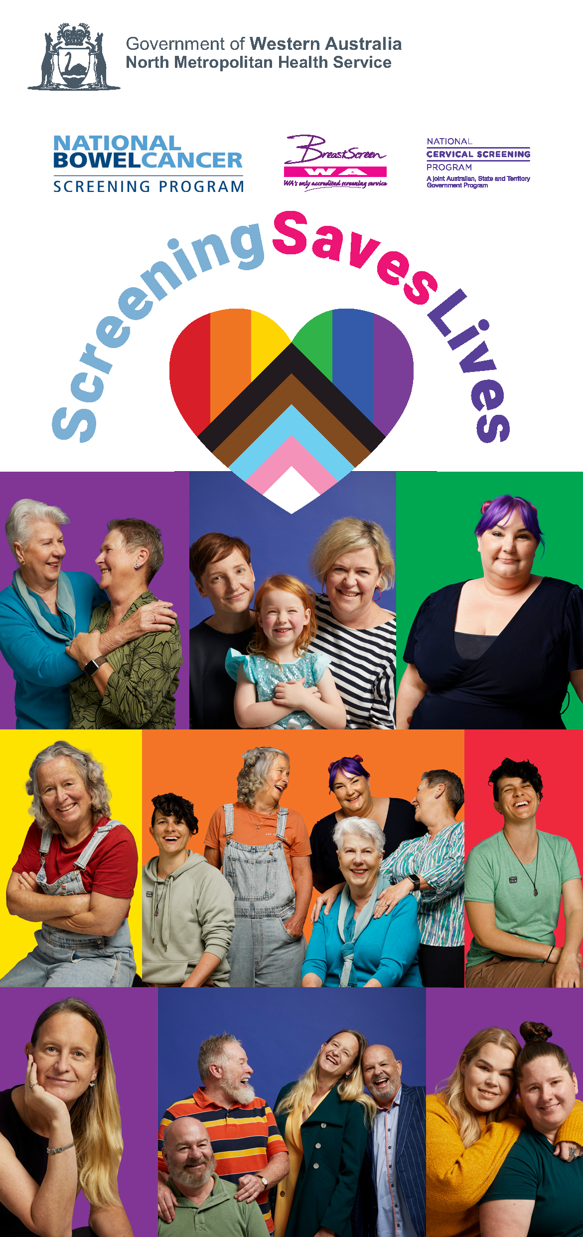 Screening Saves Lives flyer front page