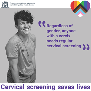 Kate social media tile promoting cervical screening