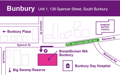 Map of Bunbury clinic 