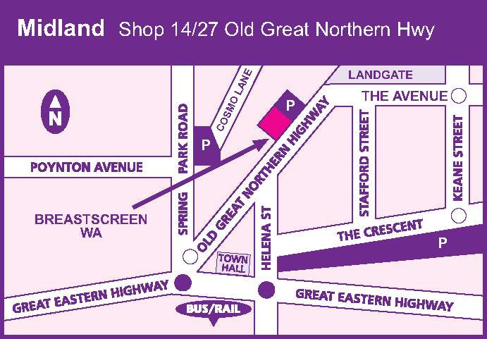 Map of Midland clinic location