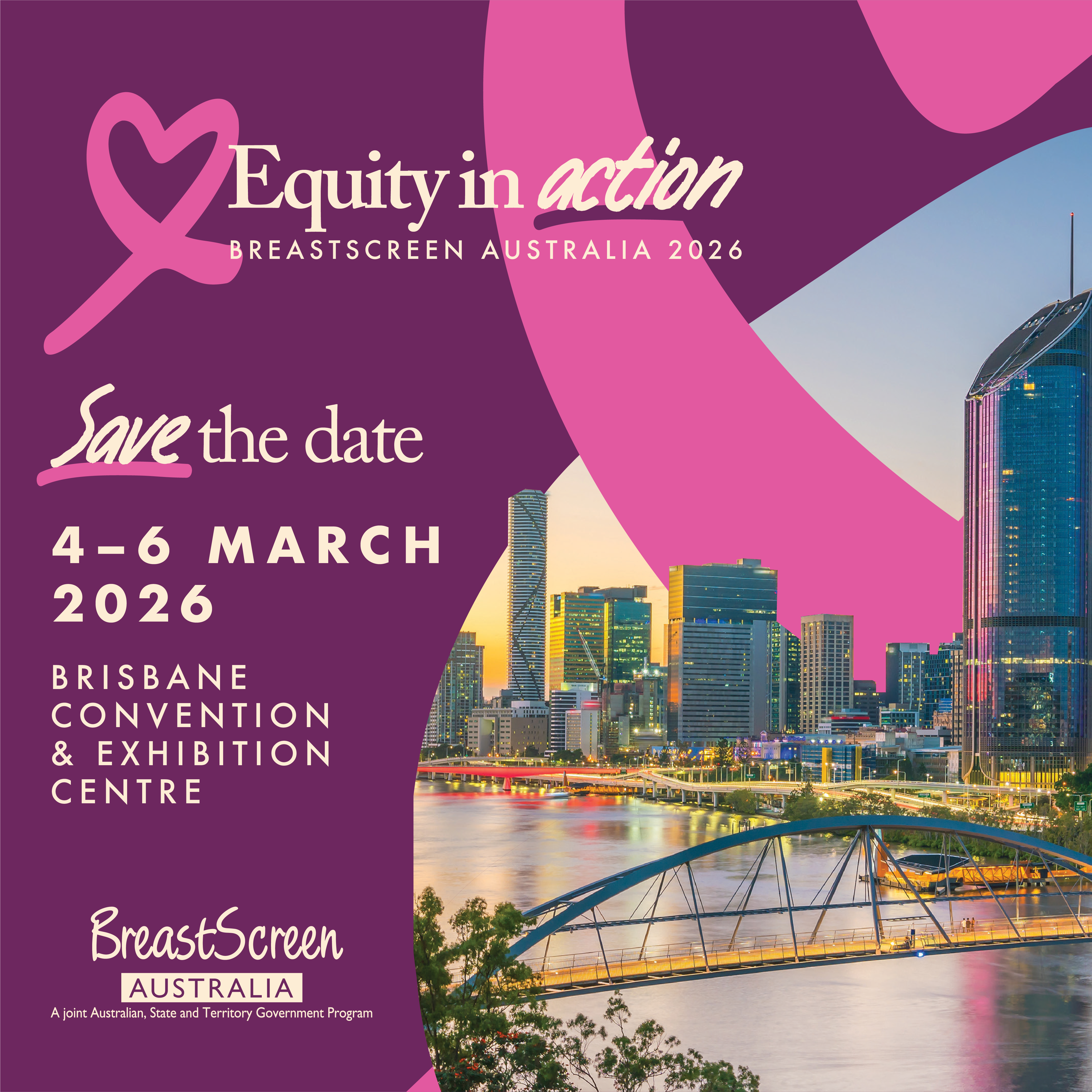 Flyer for BreastScreen Australia Conference